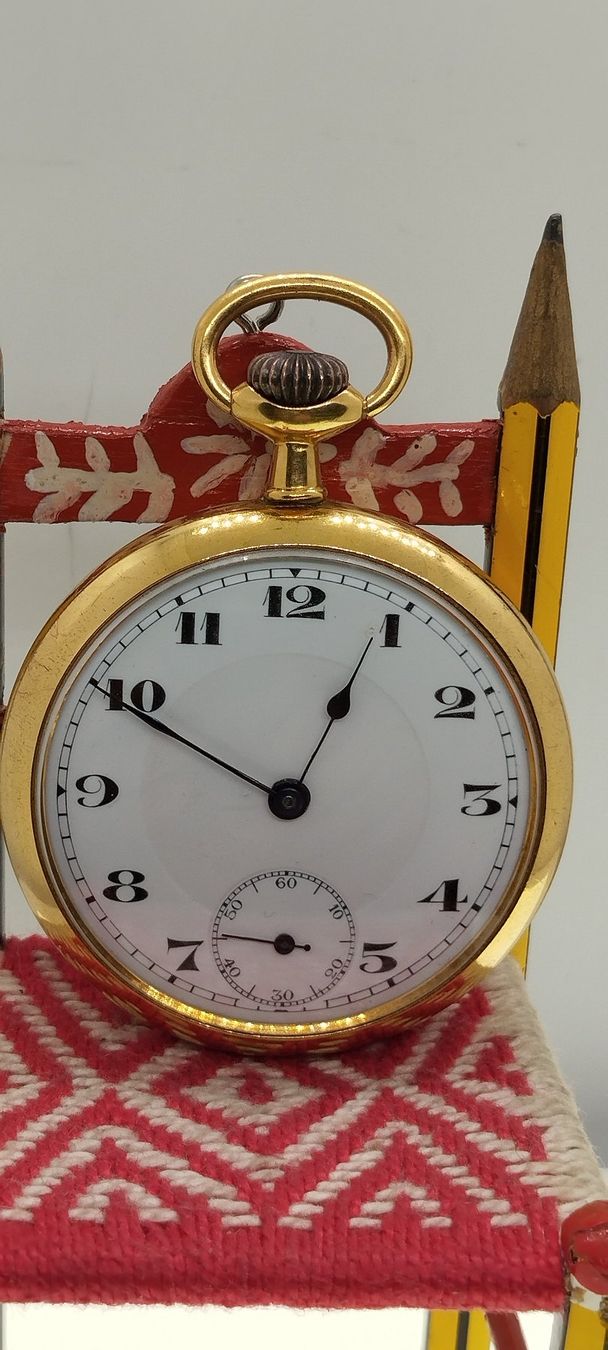 Orologi: montre de poche dorée – Usato da La Chaux-de-Fonds venduto da jac_9llg