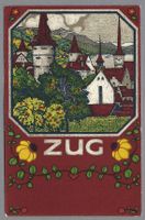 1914, ZUG BLUMENTAG, SELTENE KÜNSTLERLITO