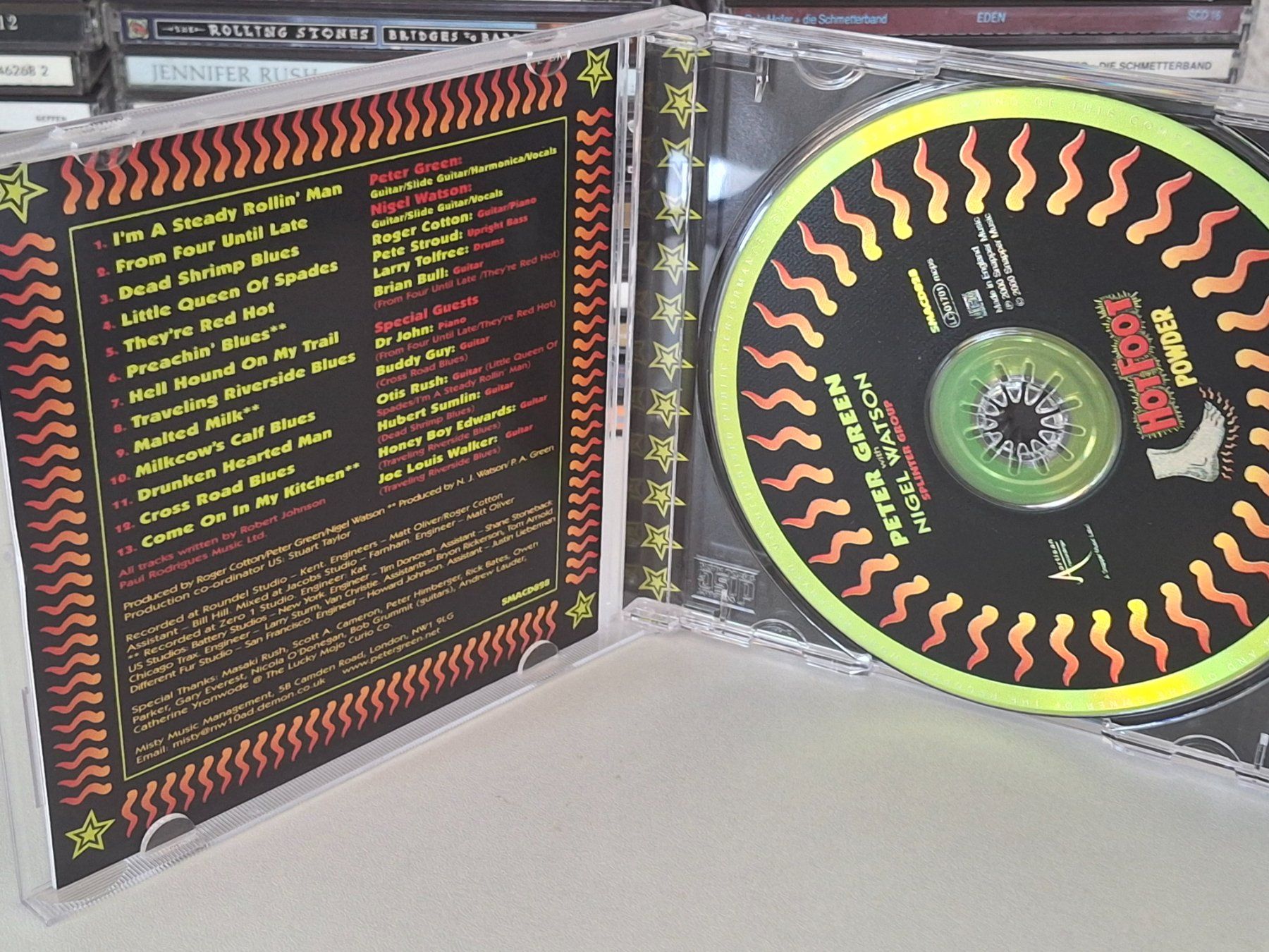 CD: CD Peter Green Nigel Watson Splinter Group - Hot Foot Powder – Usato da Aarberg venduto da Jackup1 2