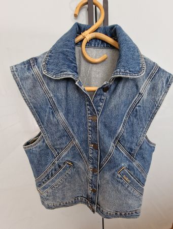 Gilet en jean sans manches BASH – Taille S/M