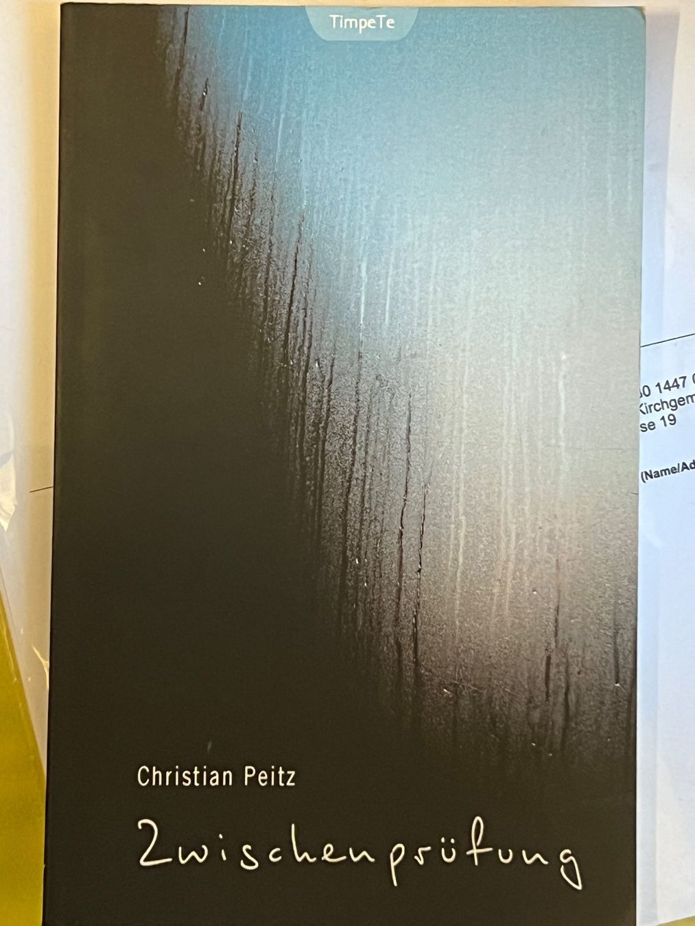 Libri: Christian Peitz.  Zwischenprüfung – Usato da Sargans venduto da aebi081