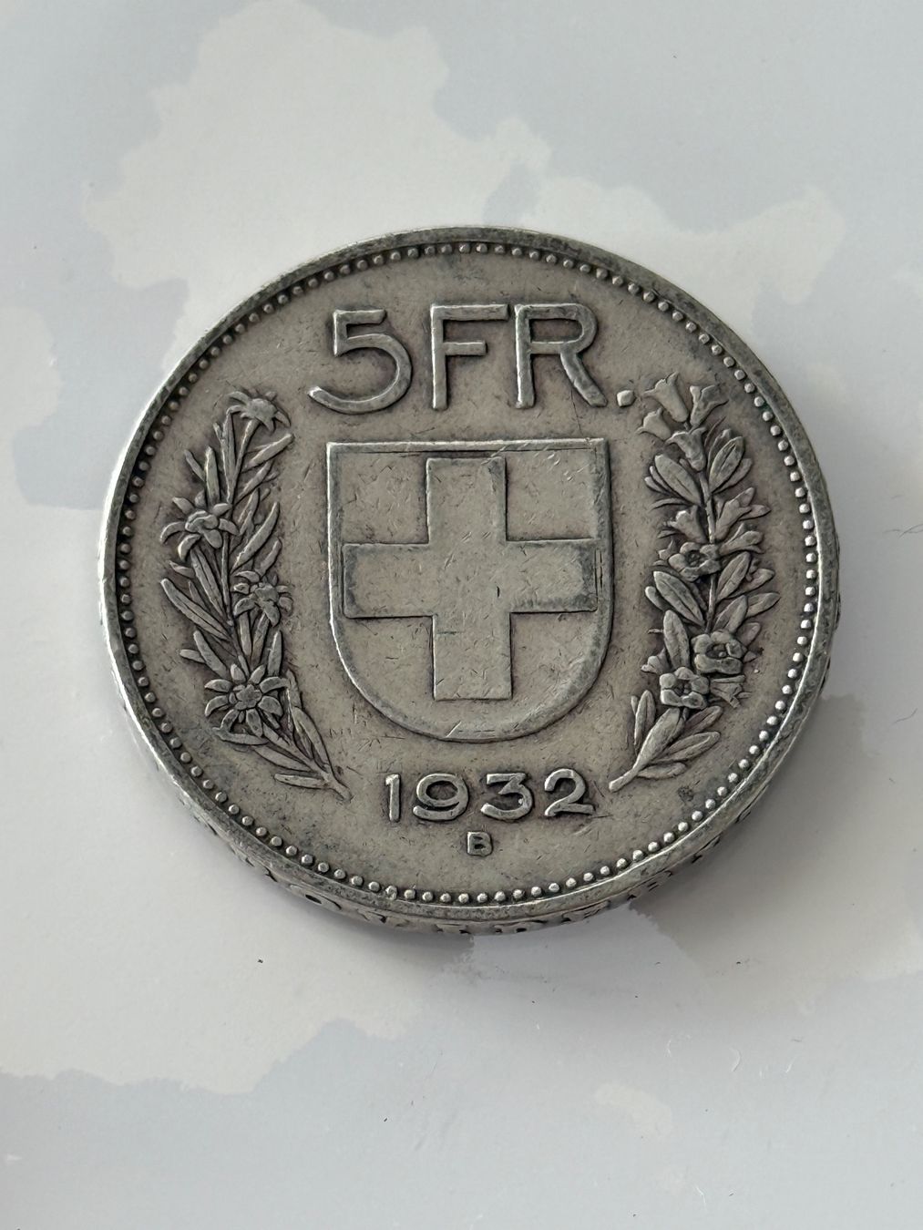 Tutti le monete: 5 Franken 1932  Silber – Usato da Wallisellen venduto da SWISS_SILVER1 1