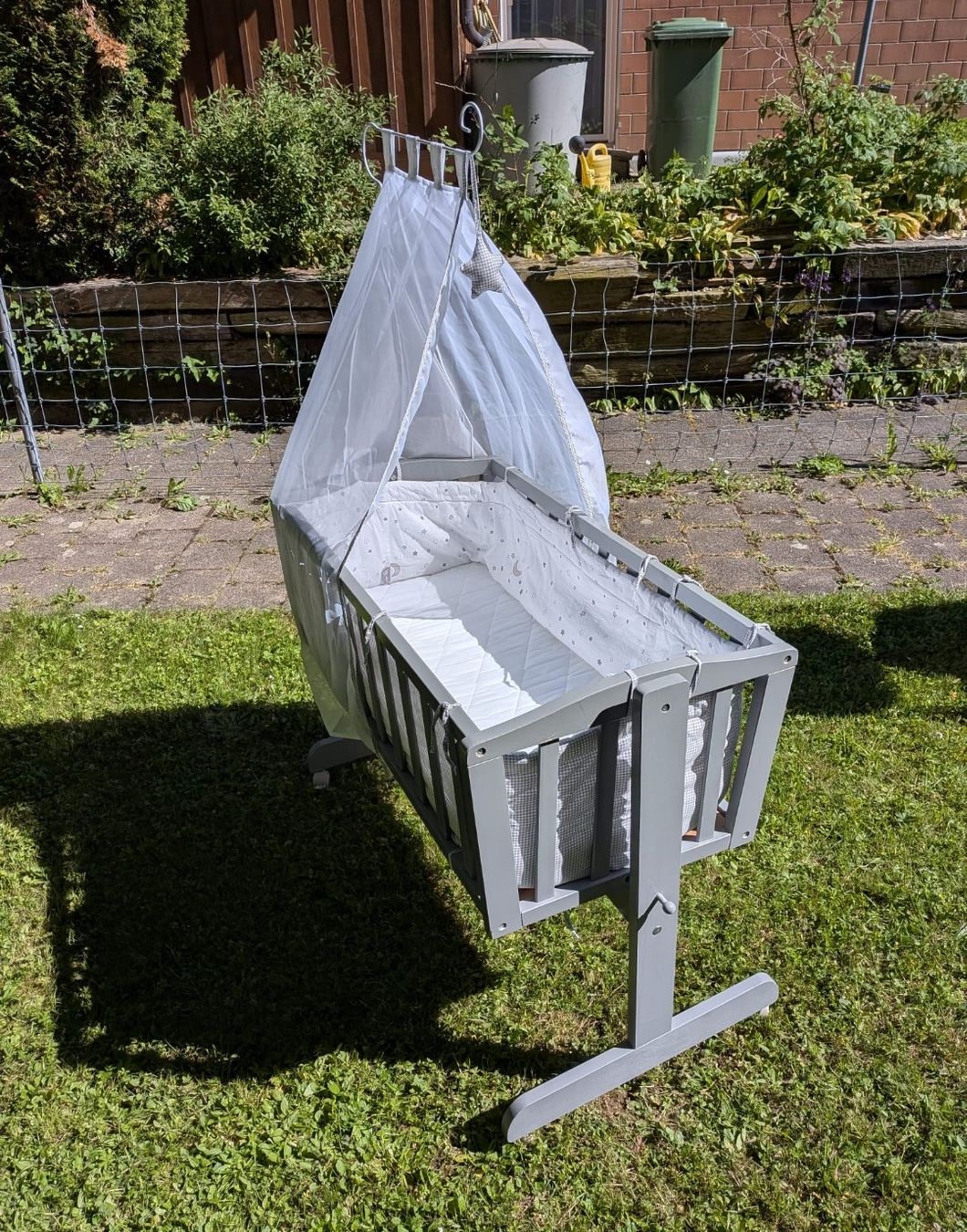 Culle: Babywiege Grau mit Himmel – Usato da Neftenbach venduto da casper0815 1