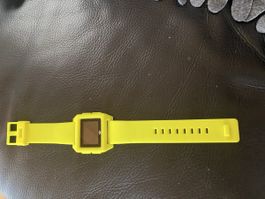 Adidas Armbanduhr Digital Gelb Silikonband Neuwertig