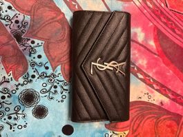 Portefeuille Saint Laurent, noir, authentique, parfait état