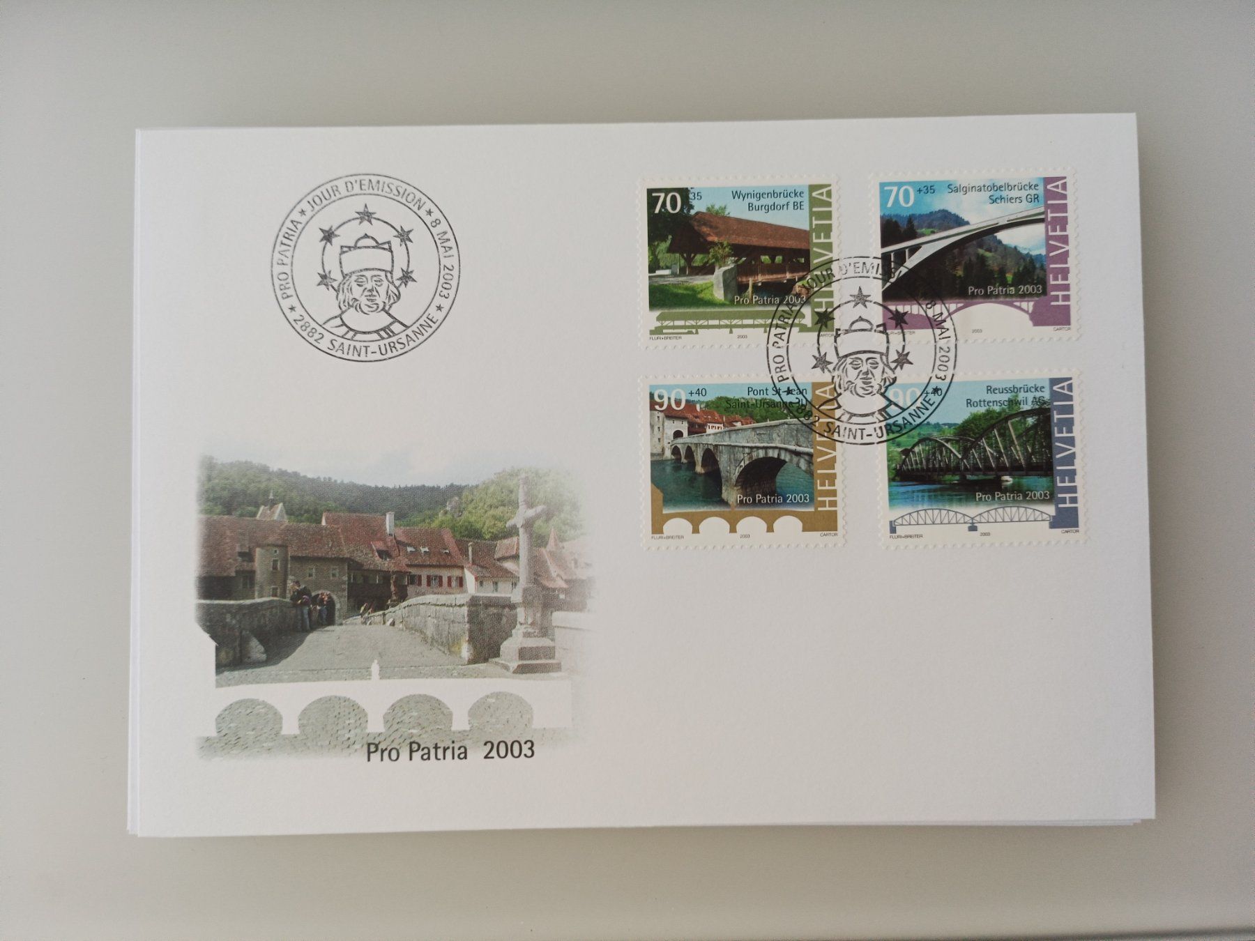 Alle Briefmarken: 2003 FDC Pro Patria – Gebraucht aus Dübendorf von goeggi79