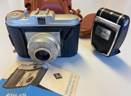 Agfa Isola II + flash + Etui d'origine en cuir !