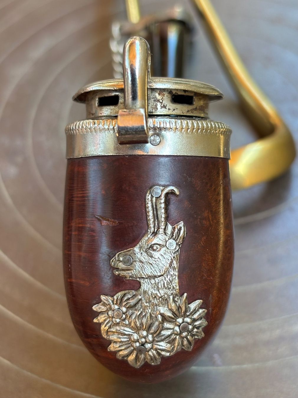 Pipe & Accessori: Tabakpfeife Deckelpfeife B.B.K. Brunner Buhofer m. Gamsbock – Usato da Lüchingen venduto da Eeizo 5
