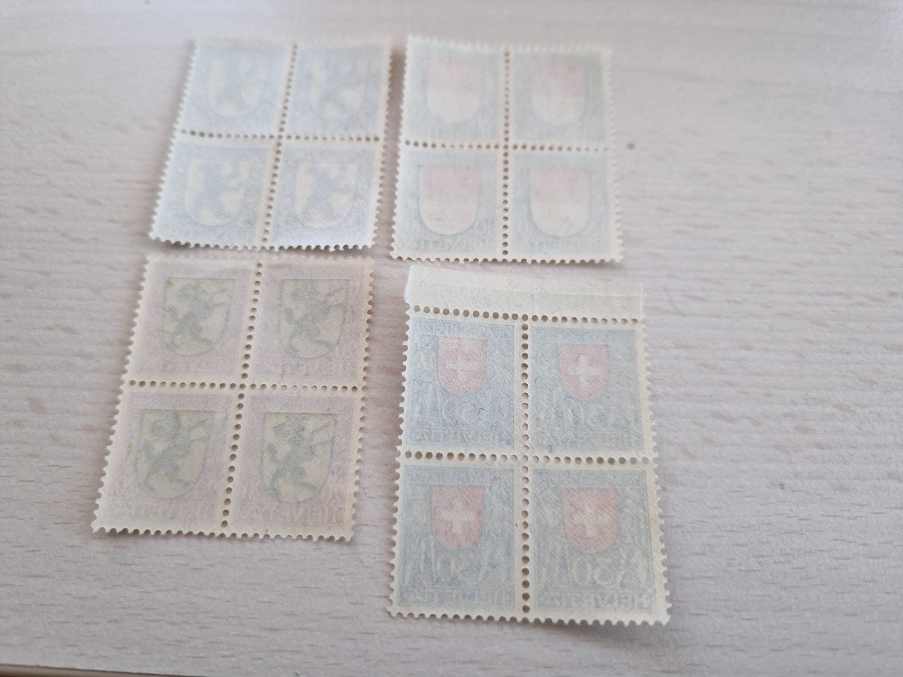 Tutti i francobolli: PJ 1924 im 4er Block, postfrisch, ab 1.- – Usato da Burgdorf venduto da Glossy01 1
