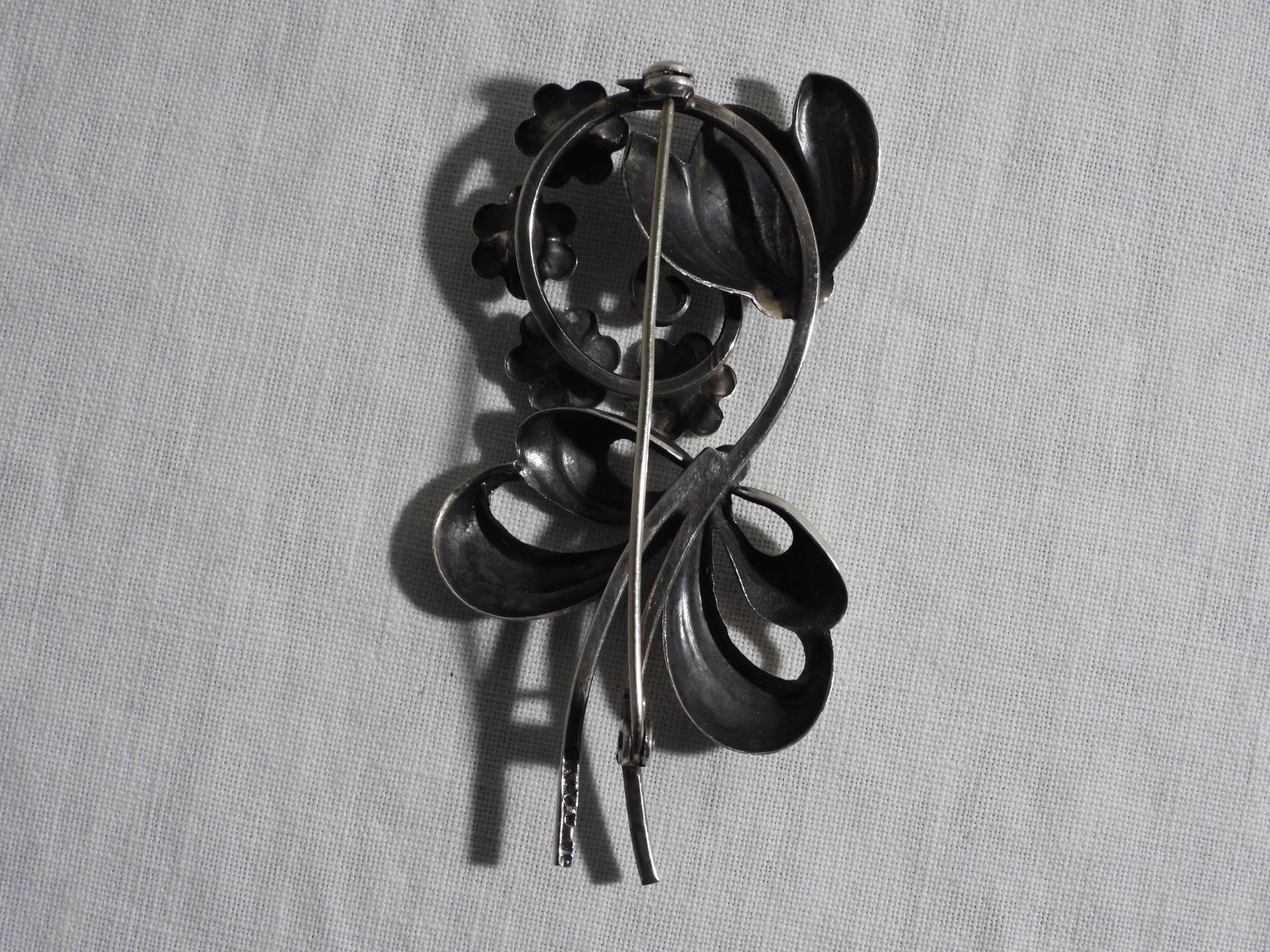Spille & Fermagli: Silber Brosche Blumenbouquet – Usato da Dübendorf venduto da alracfo 3