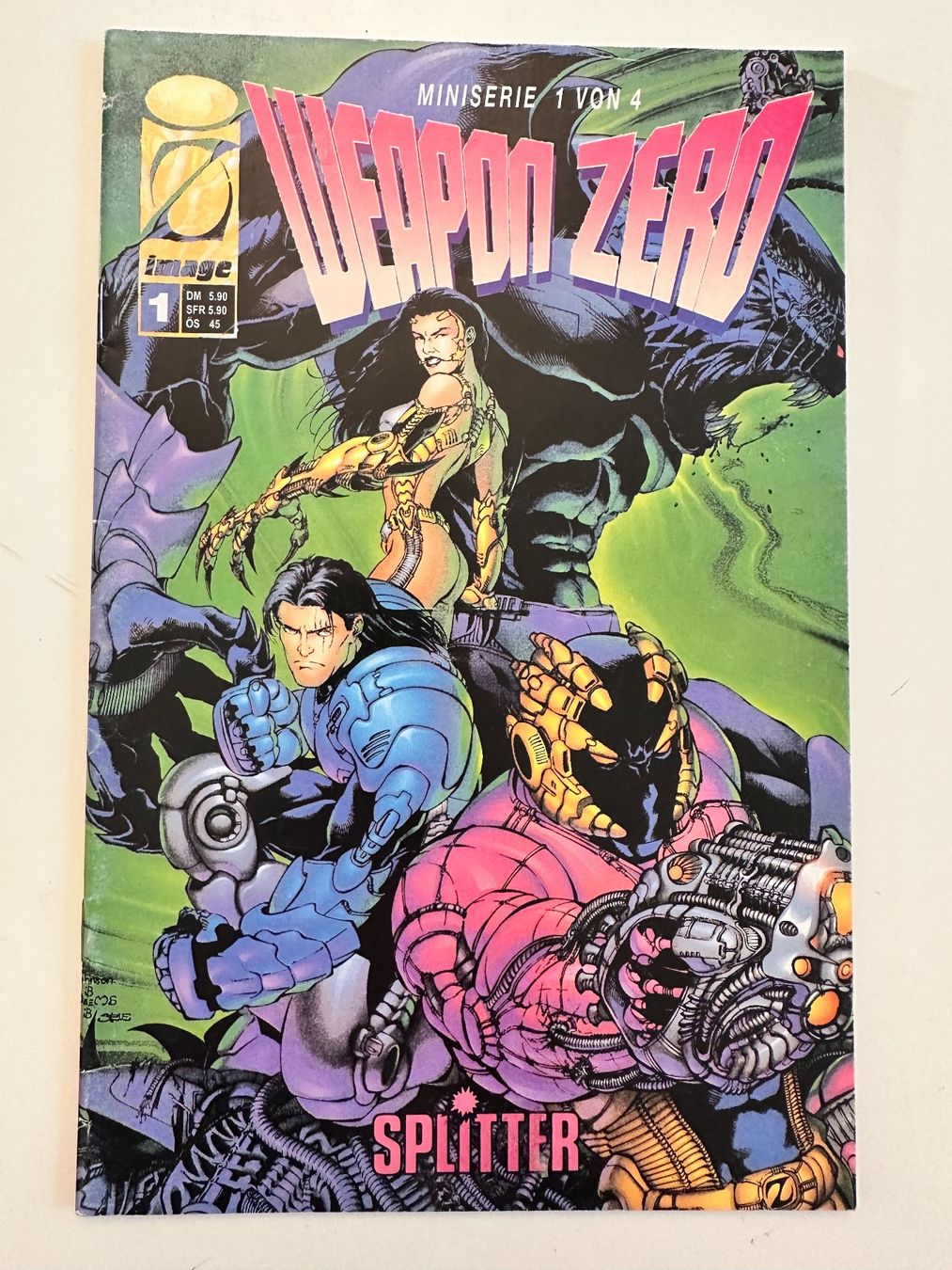 Fumetti: WEAPON ZERO BAND 1 - SPLITTER – Usato da Münsingen venduto da Ganjam