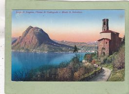 Lago di Lugano  Chiesa di Castagnola Monte S. Salvatore 1930