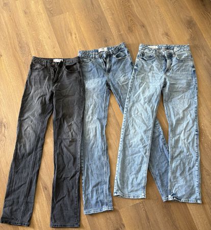 3 Jeans Hosen Stradivarius verschiedene Farben Grösse 34