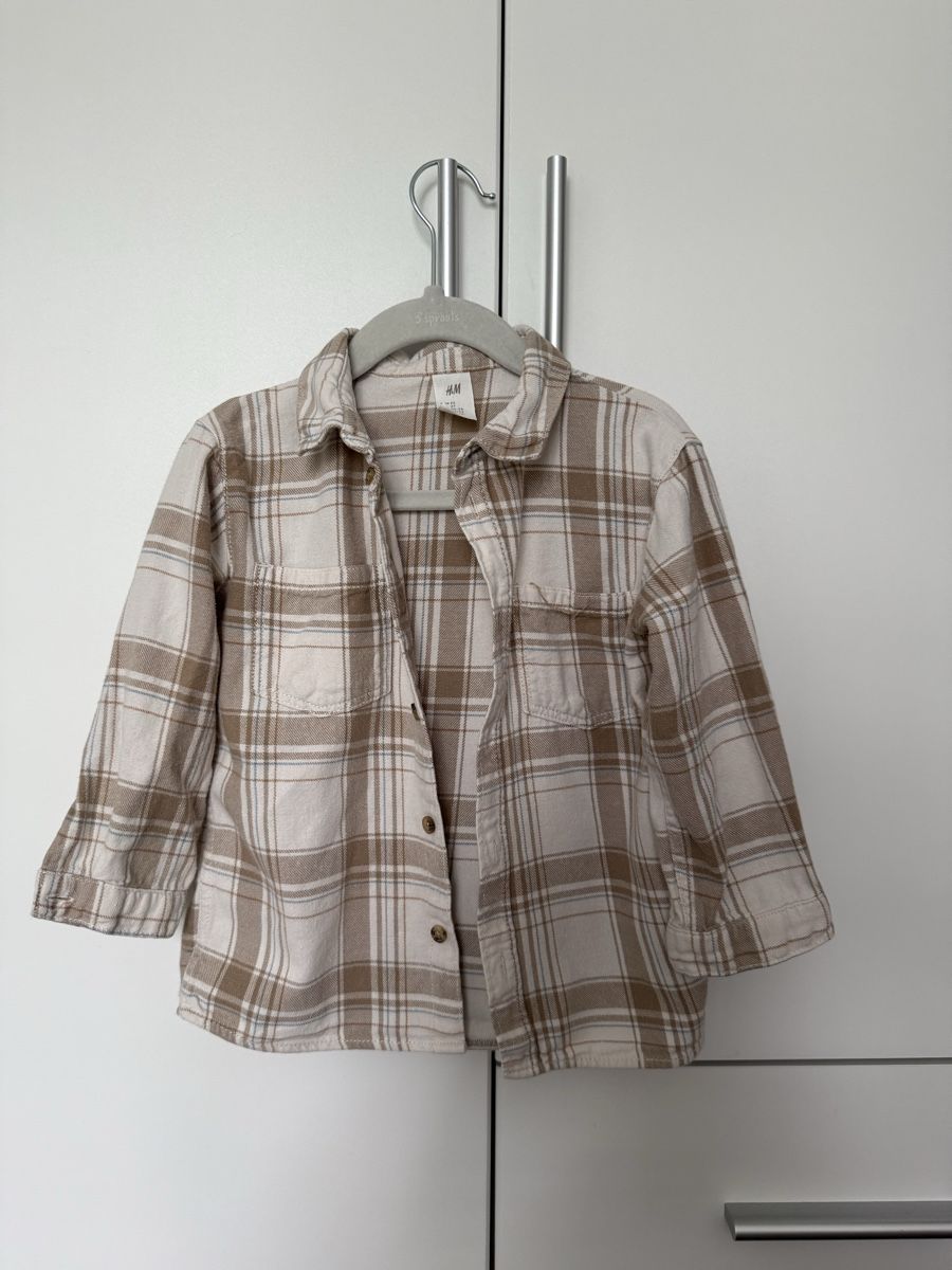H&M Camicie, T-shirt & Polo: H&M Hemd Gr. 92 Kariert  – Usato da Niederglatt ZH venduto da Vladaa