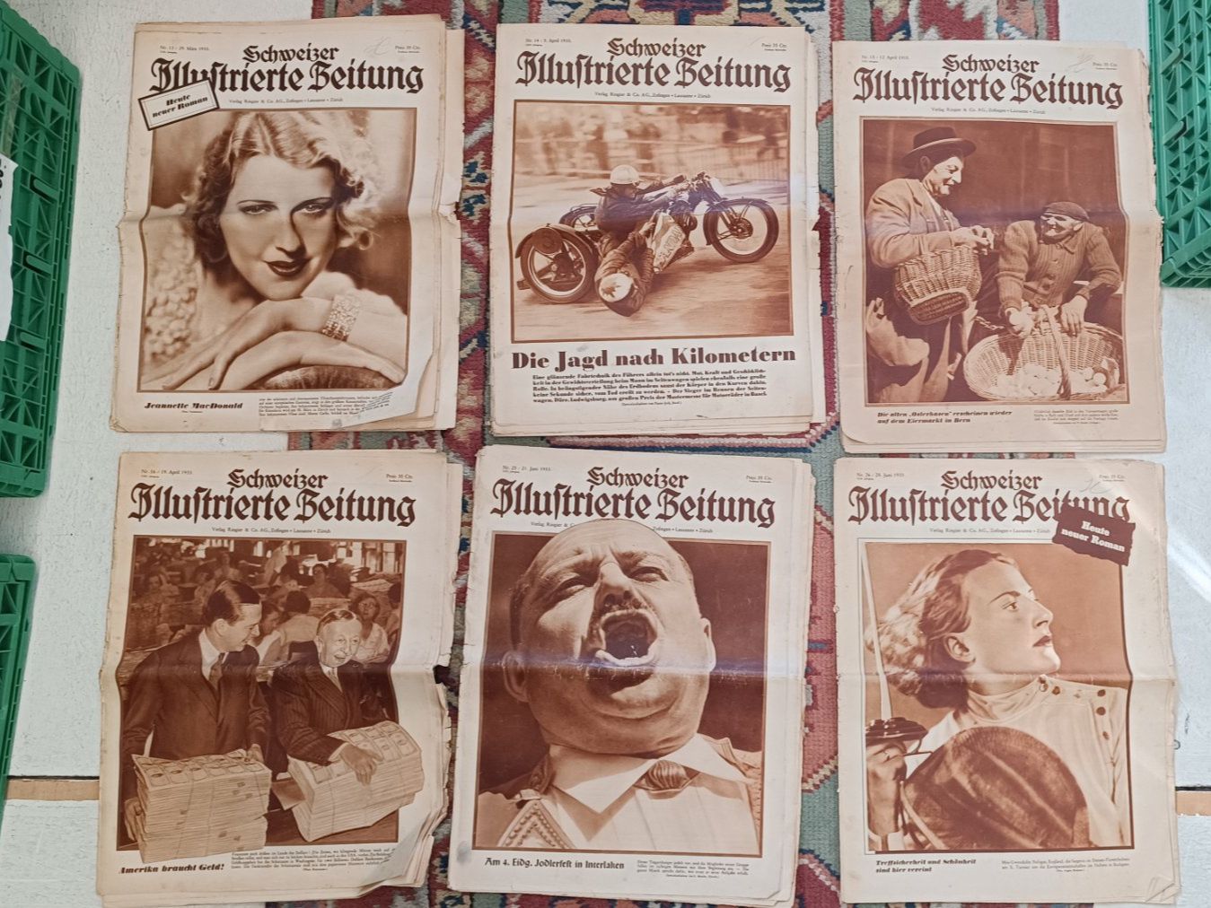 Riviste & Magazine: 15 Schweizer Illustrierte Zeitung 1933 – Usato da Reiden venduto da Zofi-Brocki 1