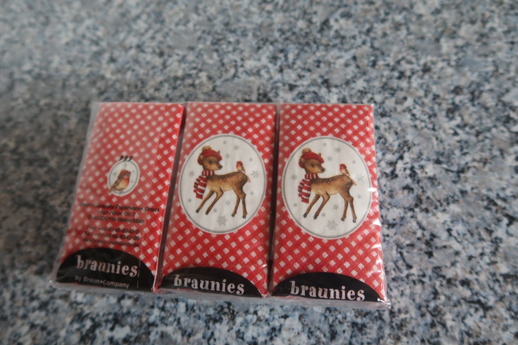 Tutte le decorazioni: Weihnachtsnastücher – Nuovo e nell'imballaggio originale da Täuffelen venduto da Cindybussy