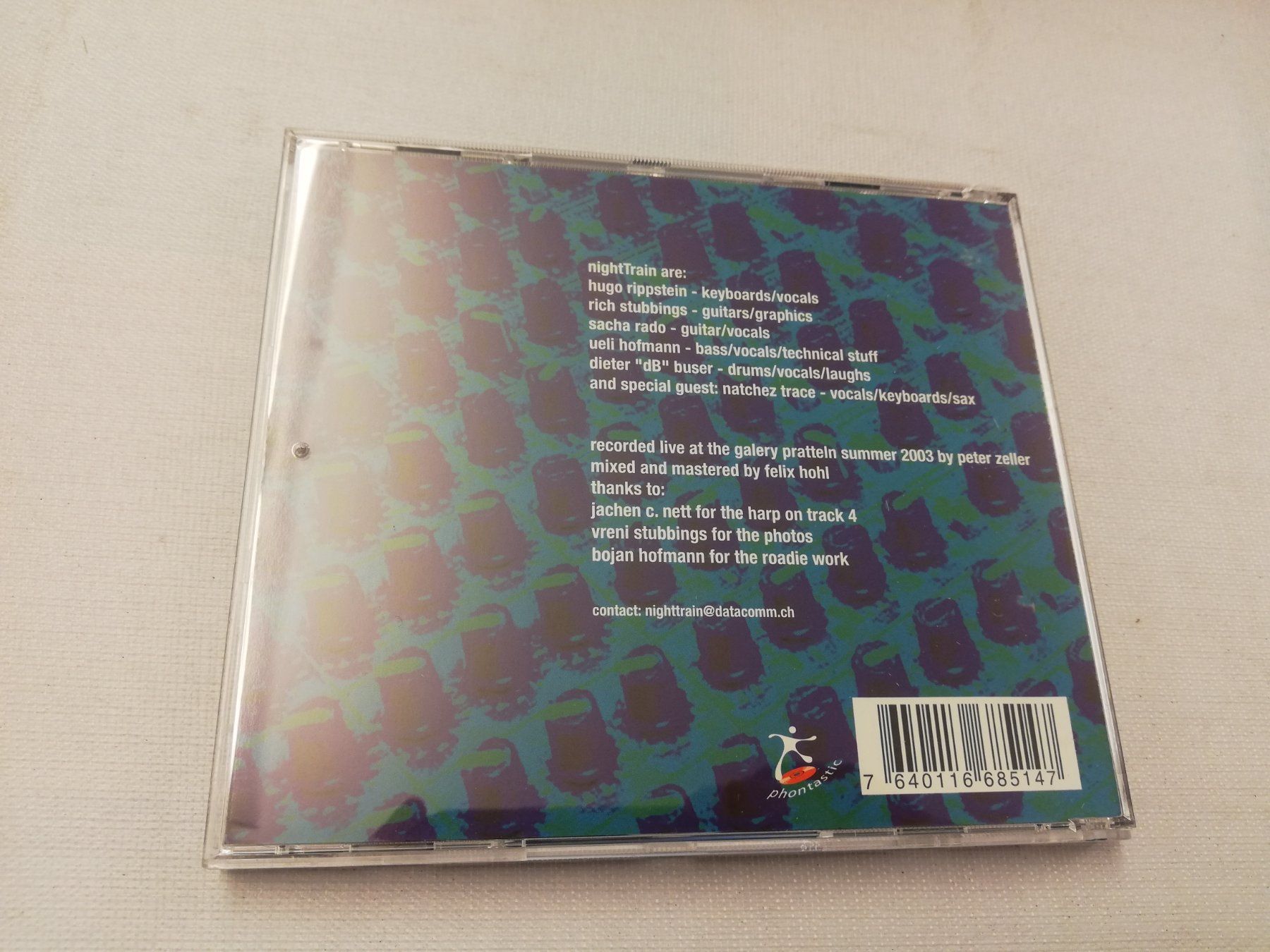 CDs: NIGHT TRAIN - LIVE AT THE GALERY – Gebraucht aus Bern von Vinylsound.ch 1