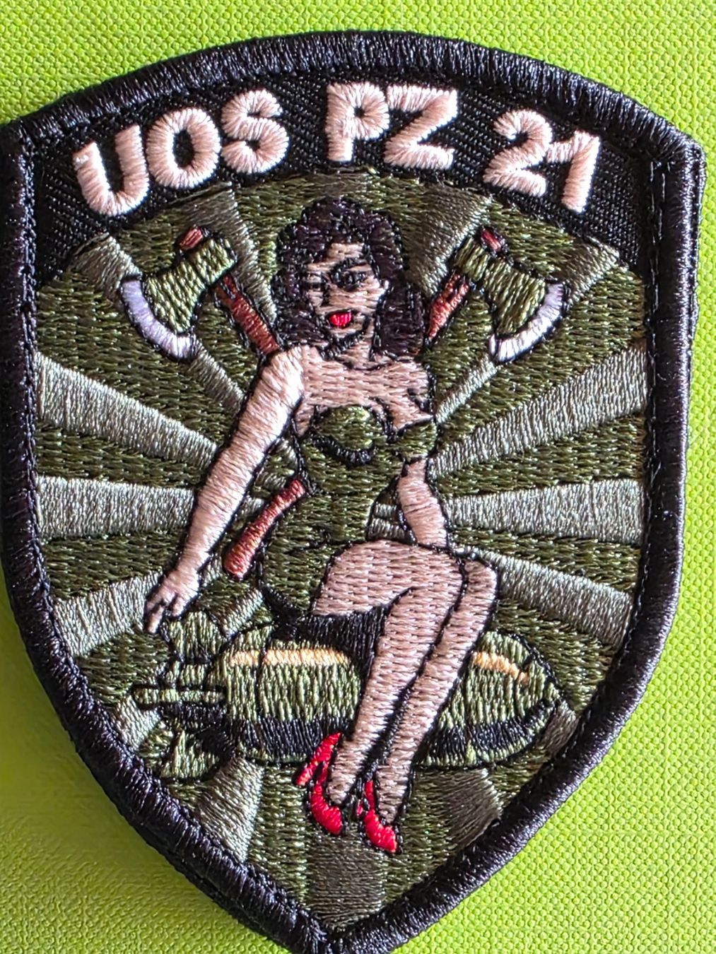 Schweizer Armee Placchette & Badge: UOS panzer 21 Badge neu Abzeichen Klett – Nuovo (secondo la descrizione) da Nyon venduto da freetoys08