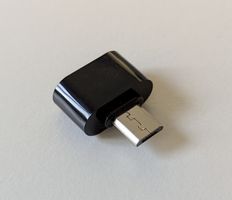 Micro USB OTG Adapter Schwarz neu