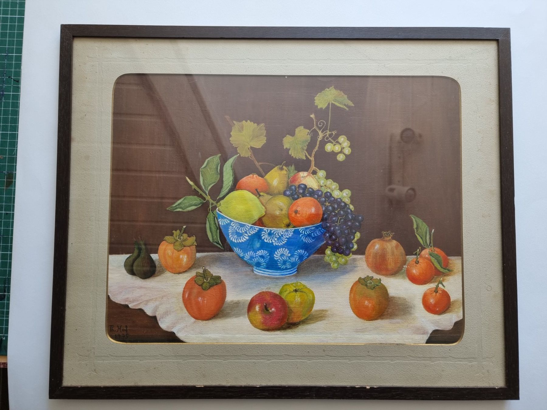 Dipinti: GEMÄLDE STILLLEBEN SIGNIERT TH.HOF MIT RAHMEN – Usato da Gersau venduto da kunst-online 1