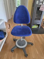 Bürostuhl blau Höhenverstellbar guter Zustand