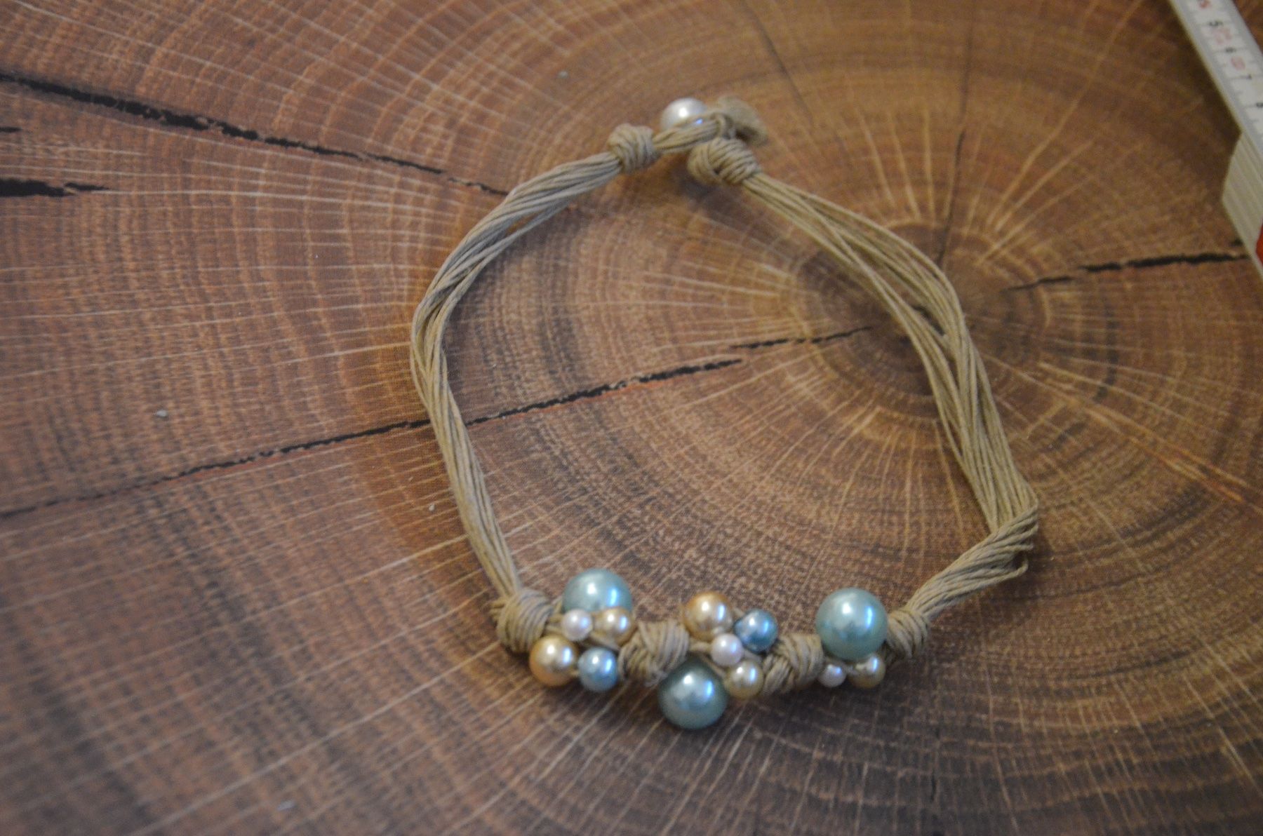 Catenine: COLLIER - HANDARBEIT - NEU – Nuovo (secondo la descrizione) da Chiasso venduto da Dolly015