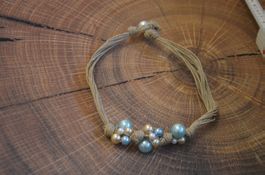 COLLIER - HANDARBEIT - NEU