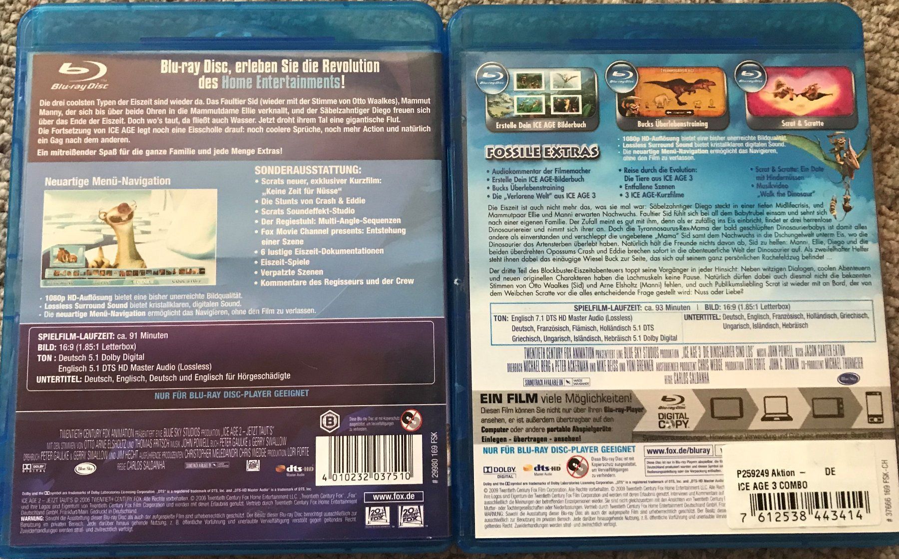 Tous les DVDs: Ice Age 2 / Ice Age 3 – Neuf (Voir description) à Tecknau par Otacon0 1
