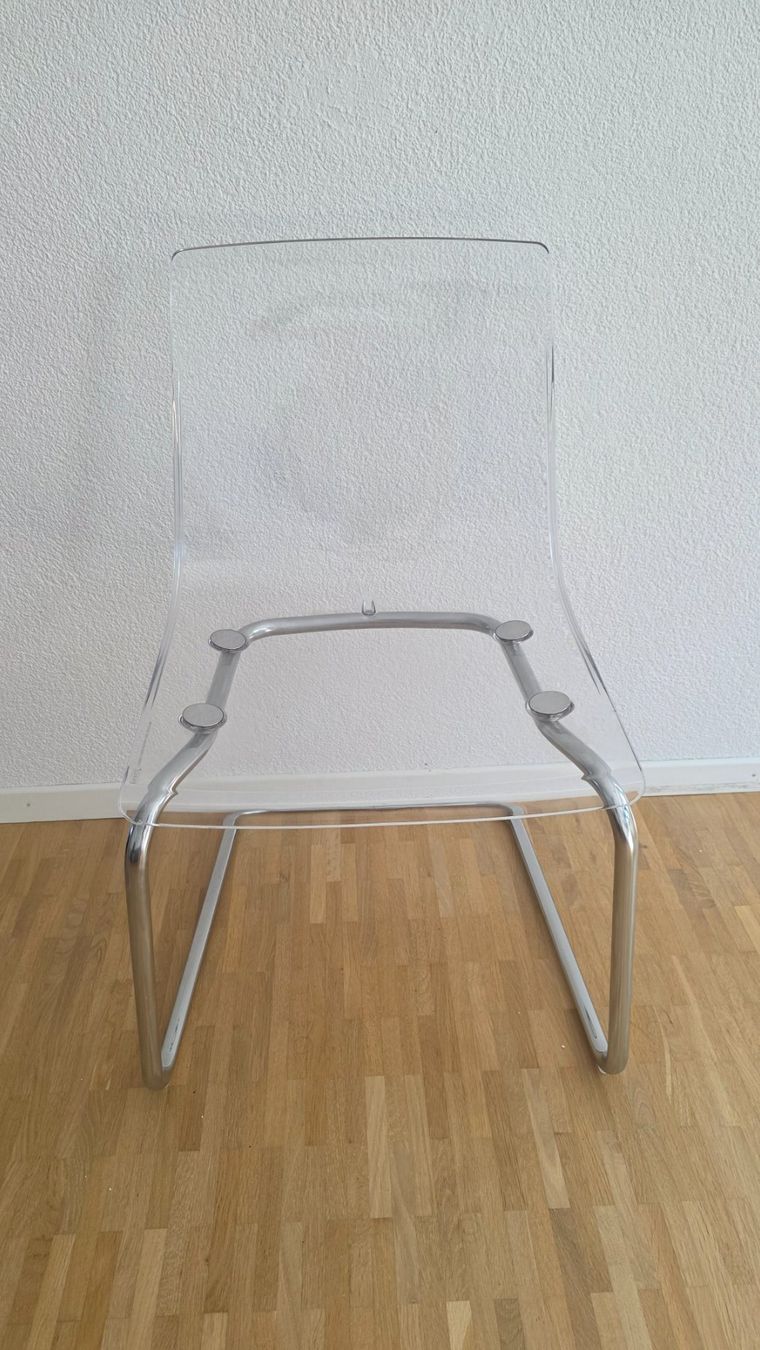 Ikea Sedie: 4x Ikea Tobias Stühle transparent – Usato da Biel/Bienne venduto da tec_t6jj 4