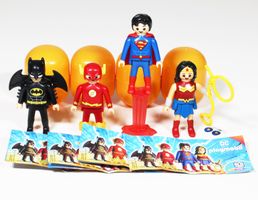 ÜEI PLAYMOBIL DC SUPERHELDEN Maxi Figuren Komplett Set RAR!!