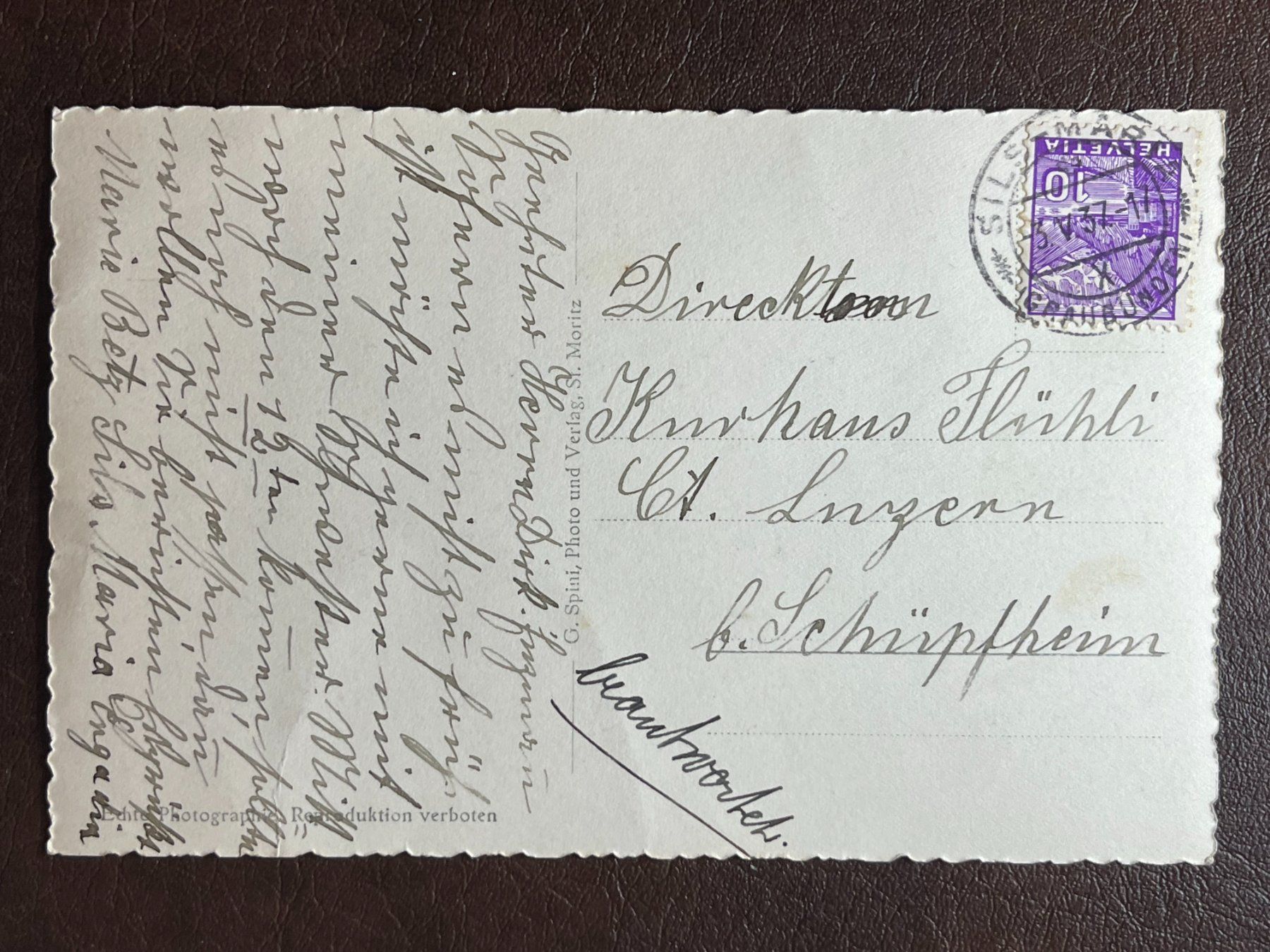 Cartoline postali: St. Moritz - Bad und Dorf – Usato da Steg VS venduto da _vinci_ 1