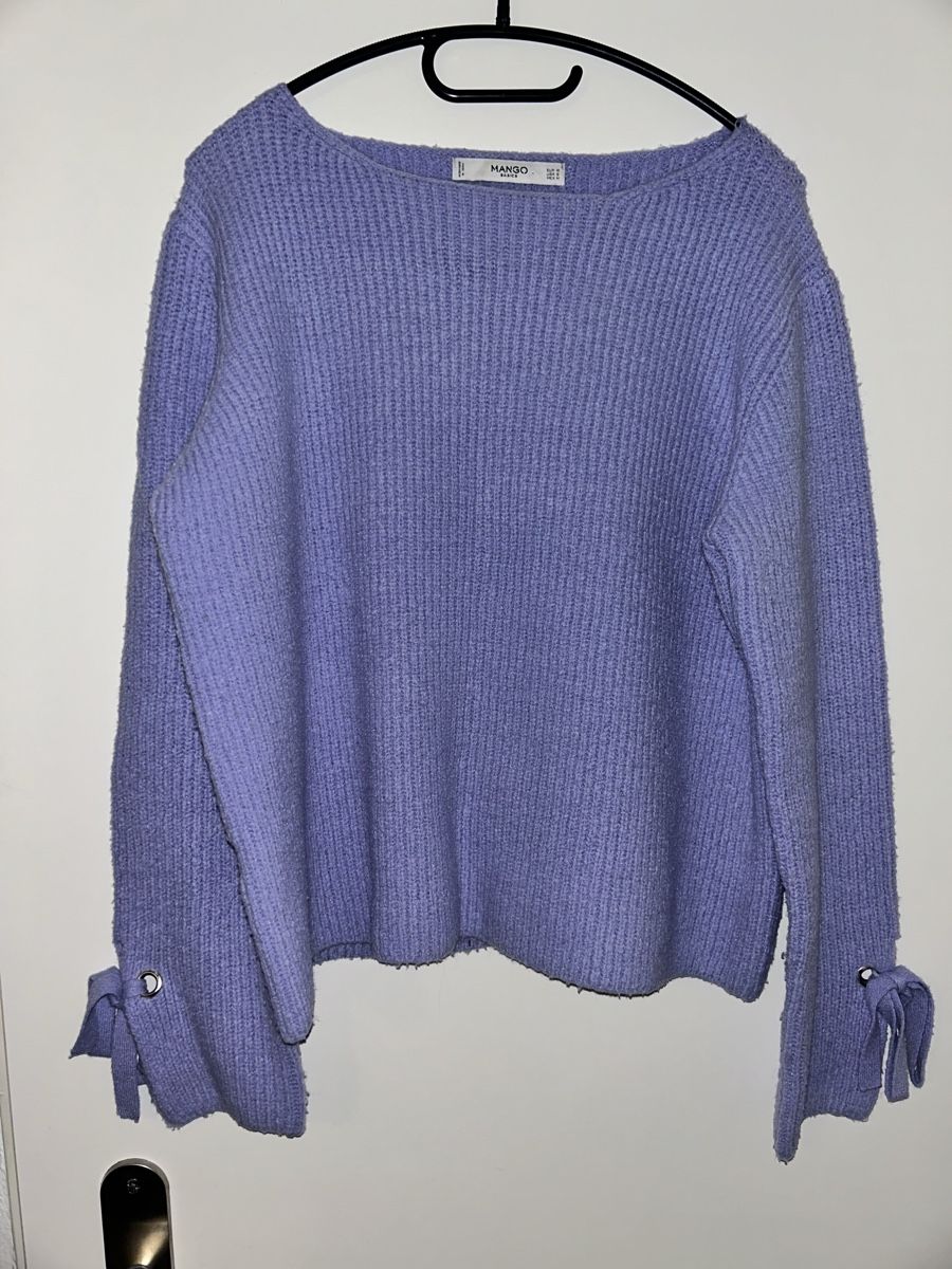 Mango Maglioni & Felpe: Mango Strickpullover Lila mit Schleife, Gr. M - Neuwertig! – Nuovo (secondo la descrizione) da Pratteln venduto da esr_5z52 1