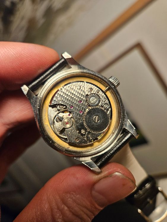 Montre Oris Vintage Homme - Mécanique Manuelle - Boîtier Acier & Cadran Noir - Années 80 - Occasion