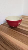 Müslischale von IB LAURSEN, rot mit weissen Sternen, neu