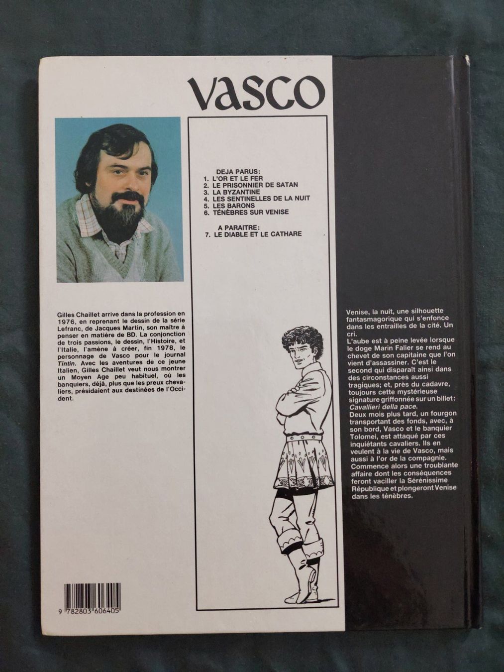 Fumetti: Vasco T.6 Ténèbres sur Venise EO 1987 TBE – Usato da Genève venduto da Blu_BD 1