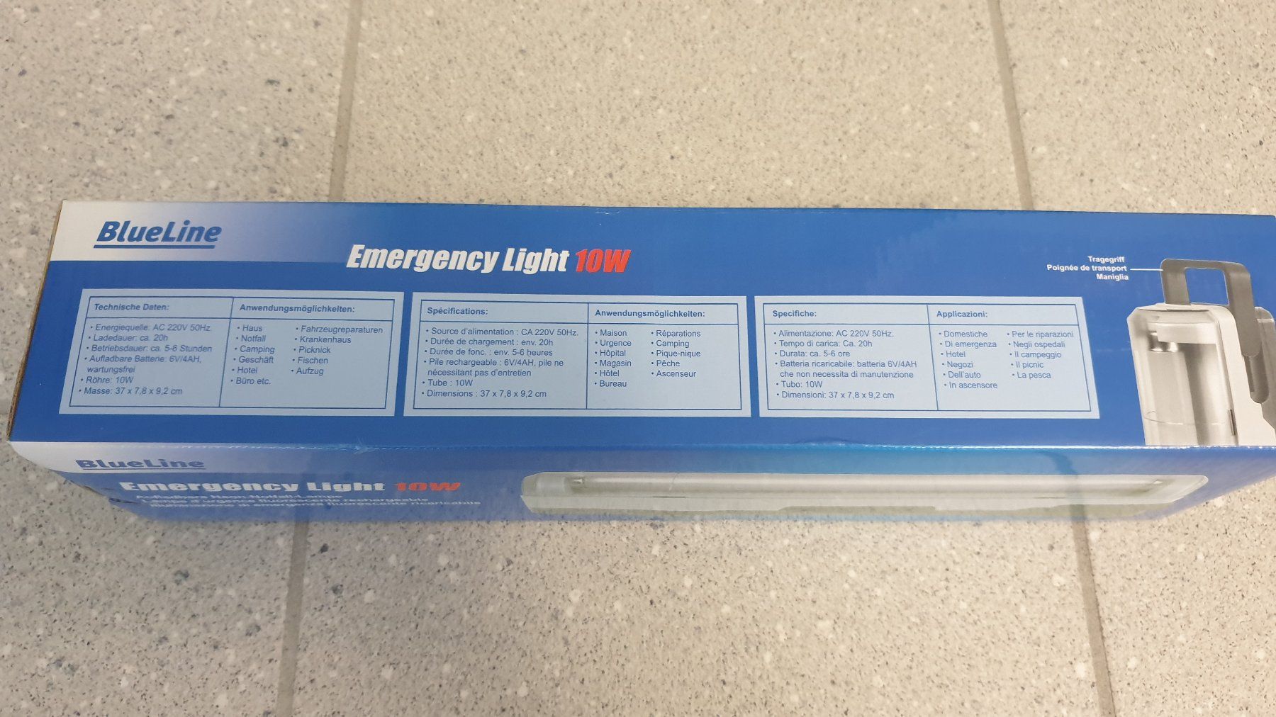 Lampade: BlueLine Emergency Light 10W – Nuovo e nell'imballaggio originale da Stäfa venduto da Supertramp73 1