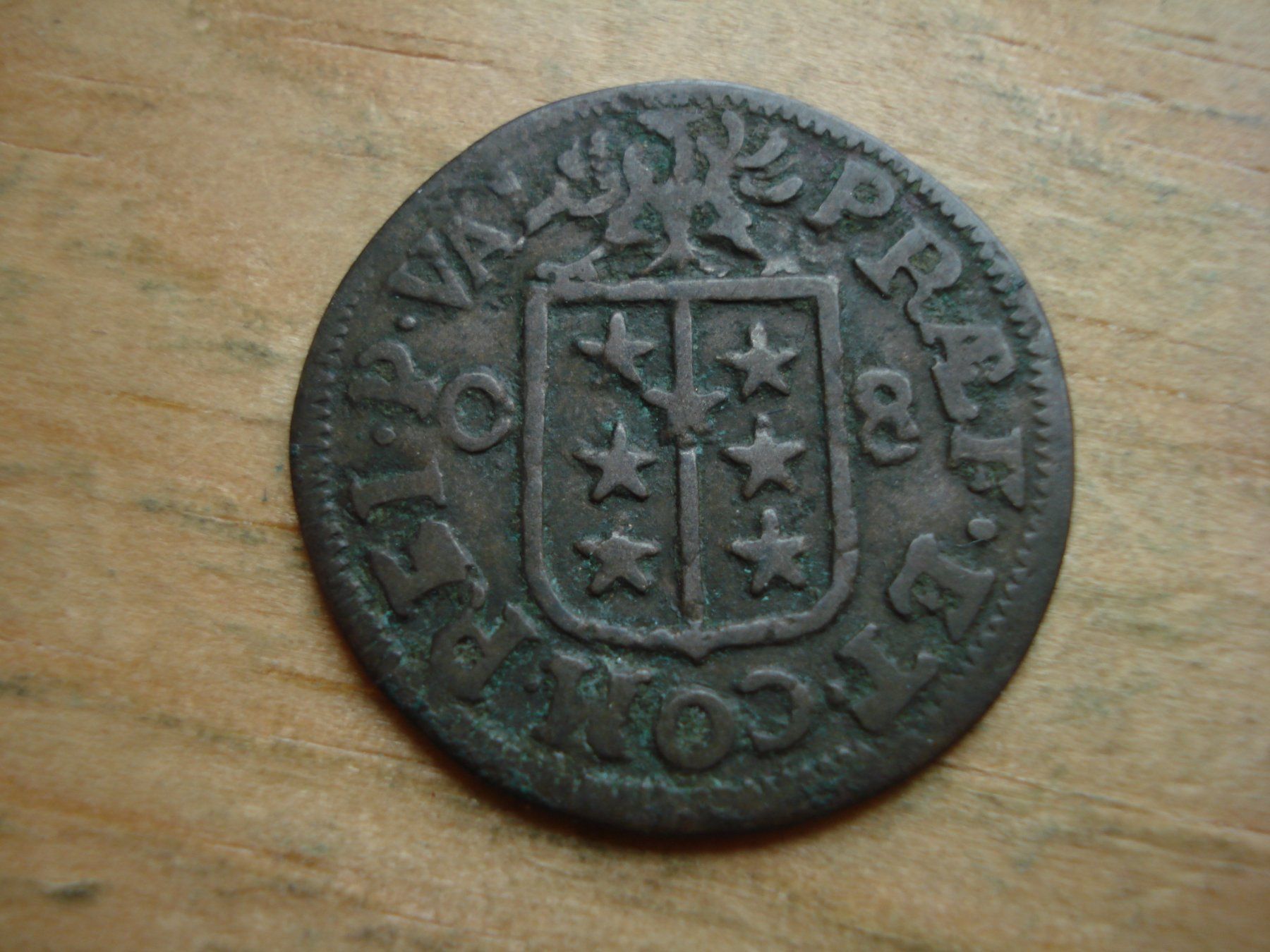 Alle Münzen: (W5) Wallis 1/2 Batz 1708 – Gebraucht aus Erlach von Net-Coins