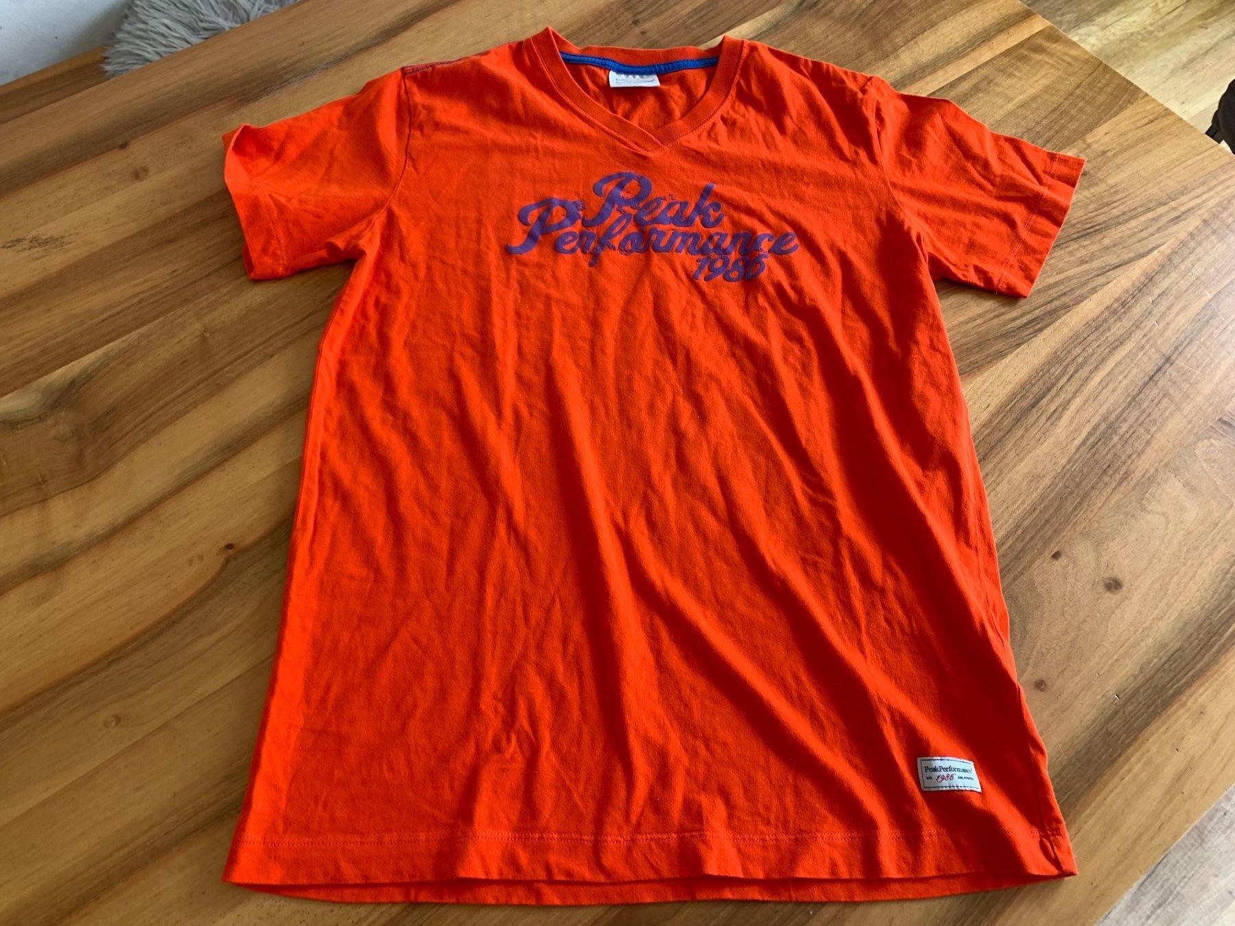 Peak Performance T-Shirts: PEAK PERFORMANCE neues oranges T-Shirt Gr. L – Neu (gemäss Beschreibung) aus Meiringen von Jackwashere