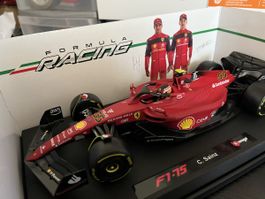 Ferrari F-1-75. C Sainz. 1:18