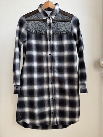 Maje shirt dress size S