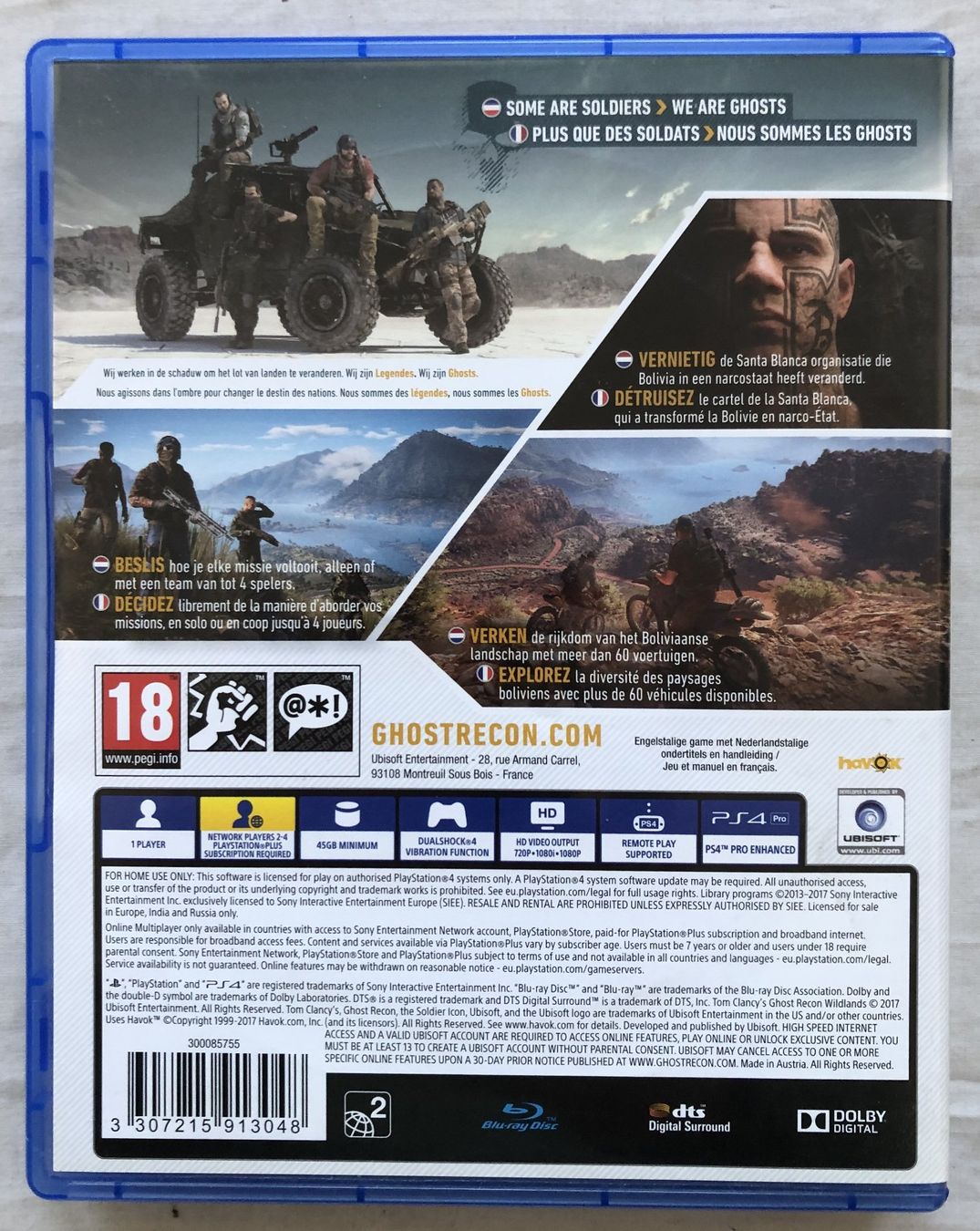 Giochi: PS4 - TOM CLANCY'S GHOST RECON: WILDLANDS – Usato da Schaffhausen venduto da durruti 2