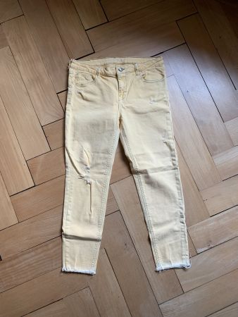 ZARA - Jeans hellgelb 40