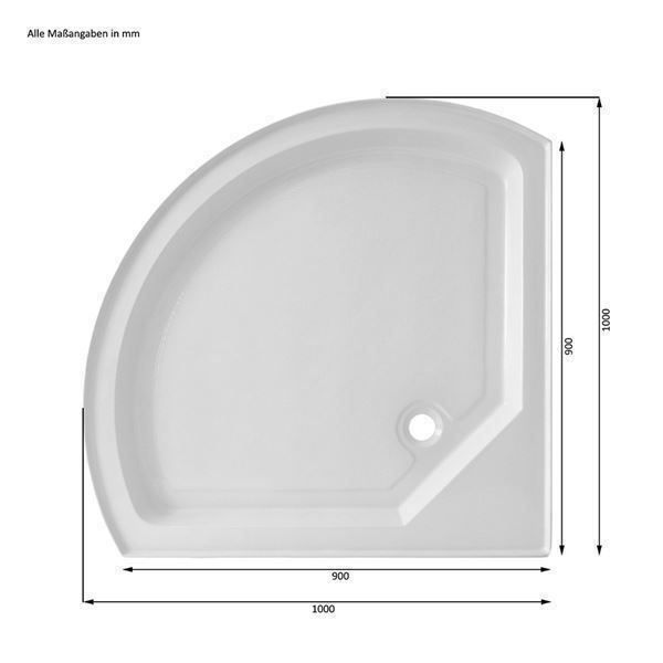 Docce: 1932 - LED Duschkabine BLACK ROCK 100x100 Dusche – Nuovo e nell'imballaggio originale da Wallenwil venduto da toesstal-vertrieb 6