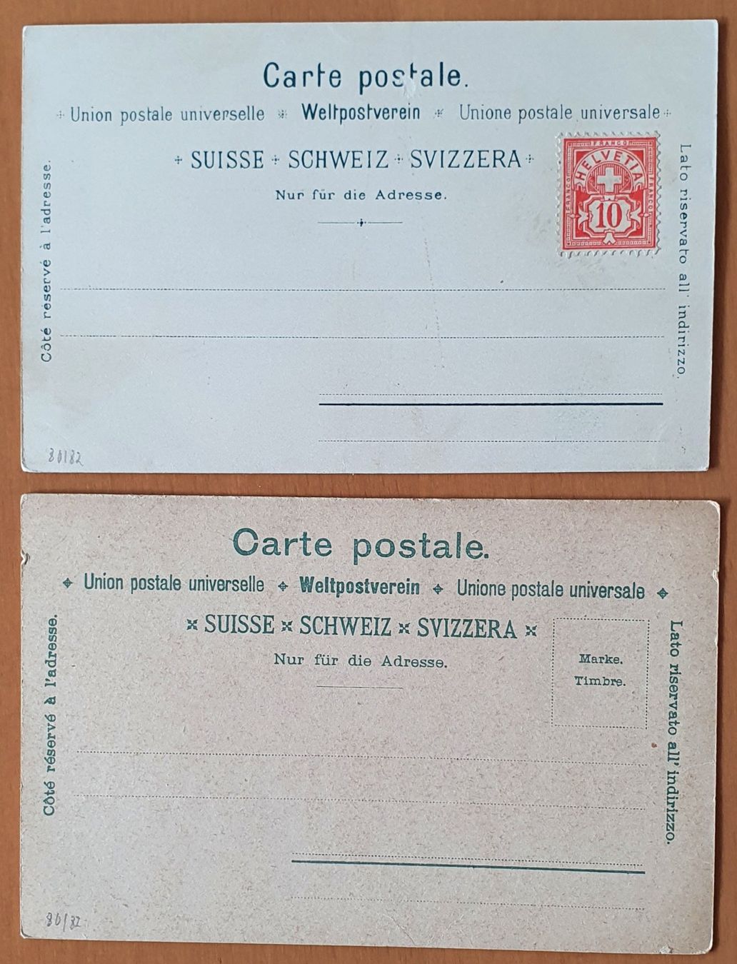 Cartoline postali: Souvenir de Genéve - 2 Ansichtskarte – Usato da Kreuzlingen venduto da Rschweiz1 1