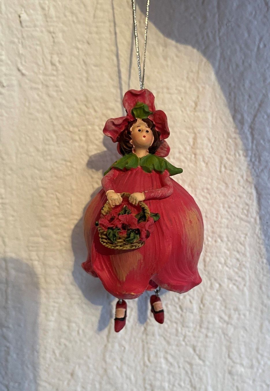 Statuette: AKTION Blumenmädchen Mohnblume – Nuovo e nell'imballaggio originale da Basel venduto da Seifehuesli