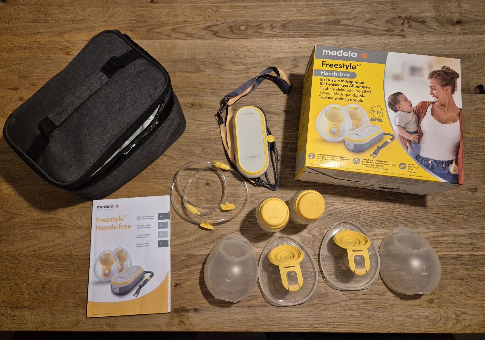 Medela Accessori per l’allattamento: Medela Hands-free Milchpumpe – Usato da Baar venduto da braggis
