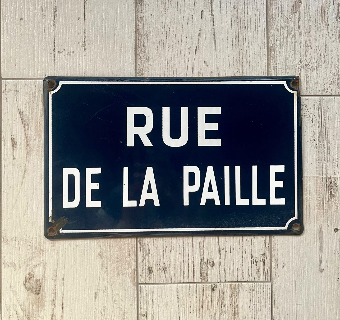 Insegne: Ancienne plaque émaillée – Usato da Rue venduto da Stephanie0107