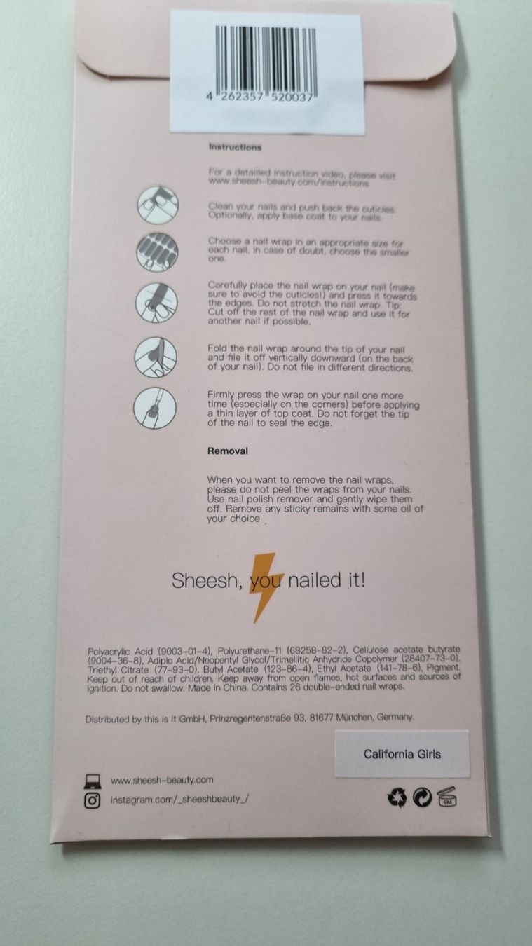 Unghie finte: Nagellack Strips Maniko und Sheesh – Nuovo e nell'imballaggio originale da Zofingen venduto da Felpa 1