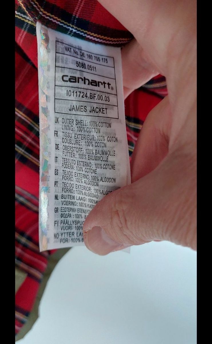 Carhartt Giacche: Carhartt James Jacket M Barbour style – Usato da Morges venduto da Brunocunha05 1