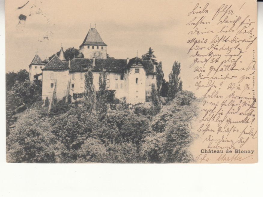 Cartoline postali: Blonay 1899 – Usato da Bürglen TG venduto da StampGraf